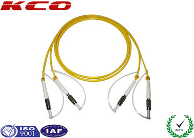 Simplex DIN UPC Fiber Optic Patch Cord SM / Duplex MM DIN Optical Fiber Patch Cable