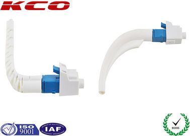 LC 90 Degree Fiber Optical Connectors , LC Adjustable Fiber Optic Connector