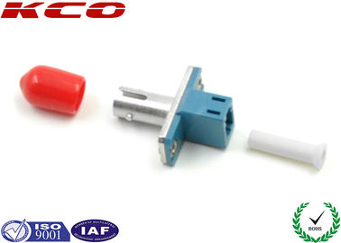 Hybrid Metal LC ST Fiber Optic Adapter Simplex 0.2dB For Testing Instruments