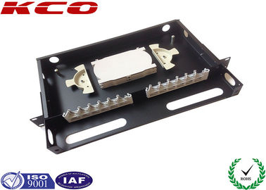 1U 19inch Standard Fiber Optic Rack Mount Patch Panels For Fiber Optic Distribution Frame