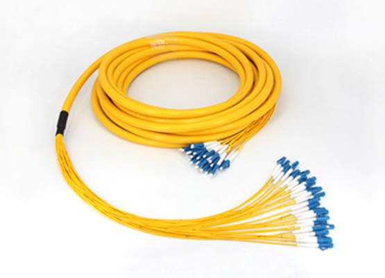 8 Core Fiber Optic Patch Cord with Duplex or Simplex Options and UPC/APC Polishing for High-Speed Networks