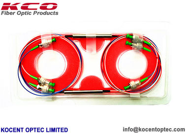 PM Polarization Maintaining Fiber Optic Circulator 3 Port with FC APC Connector for 1064nm and 1310nm Wavelengths