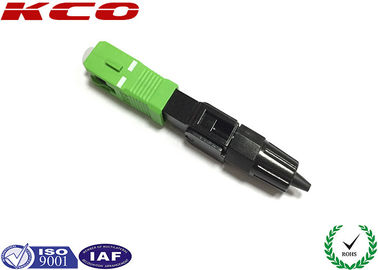 FTTH 0.4dB Telecom Grade SC APC UPC Field Installable Fiber Optic Connector For 0.9mm Cable
