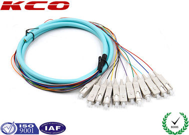 SC MM OM3 Fiber Optic Conector Pigtail Patch Cord Fanout 50/125 3m SC Type