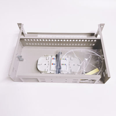 2U 48 Cores Fiber Optic Terminal Box with SC LC FC ST E2000 Connectors and Customizable Logo