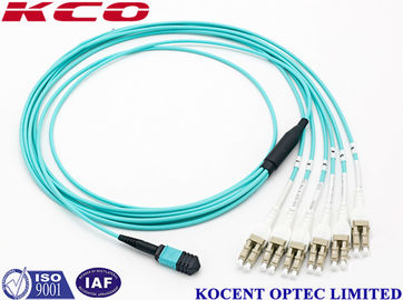 OM1 OM2 OM3 OM4 মাল্টিমোড MPO থেকে LC Uniboot ফাইবার অপটিক প্যাচ কর্ড