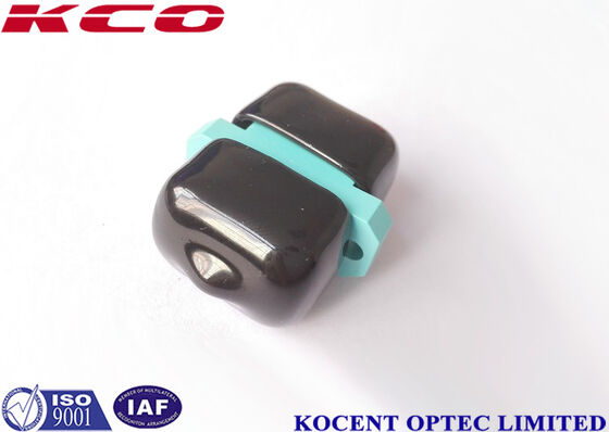 OM3 MPO Coupler OM4 MTP Fiber Optical Adapter Aqua Color ULL Flange