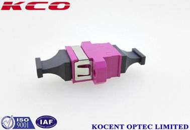 OM4 Female MPO Fiber Optic Adapter Violet Pink MTP Fiber Optic Adapter for MPO MTP Patch Cord