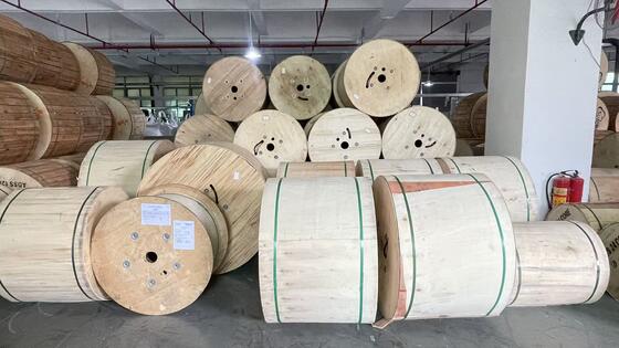 Direct Burial Double Steel Tape Armored Fiber Optic Cable Single Mode G652D Optical Fiber Cable for Outdoor Underground