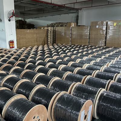 OM4 Multimode High Tension Aluminum Tape Armored Figure 8 Fiber Optic Cable Self-supporting Aerial Fiber Optic Cable GYTC8A
