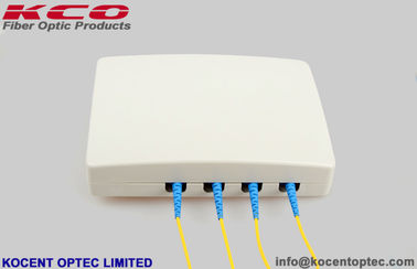 4cores ইন্ডোর ফাইবার অপটিক টার্মিনাল বক্স KCO-FTB-04W FTTH FTB OTB 4 পোর্ট