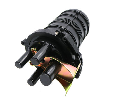 Mini Size Fibra Optica Splice Closure Box 12 / 24 Fibres 4 Port / 1in 3out Dome Splice Enclosure Box