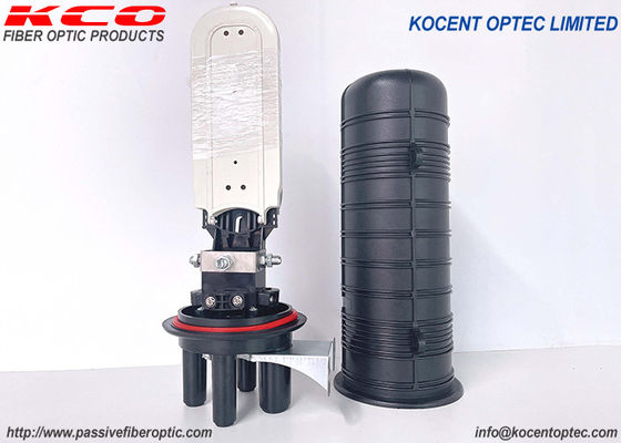 96 Cores 1 In 3 Out Heat-shrink Type Fiber Optic Splice Closure Dome Vertical Fiber Optic Joint Closure