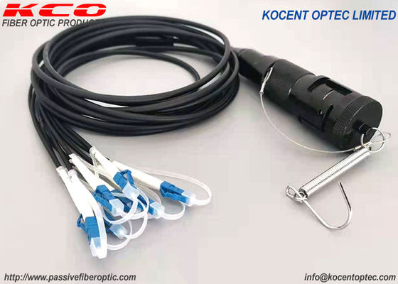 FTTA Fiber Optical Patch Cable with 4fo 8fo 12fo Cores Waterproof Tactical Armoured for Military Applications