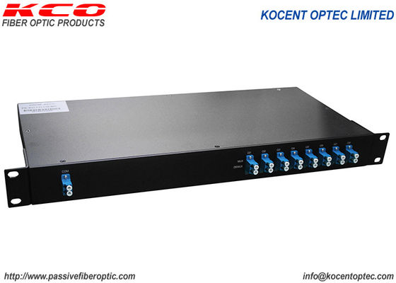 8CH CWDM 1U 19'' র্যাক মাউন্টযোগ্য প্যাচ প্যানেল LC UPC 3G 4G 5G টেলিকম টাওয়ার