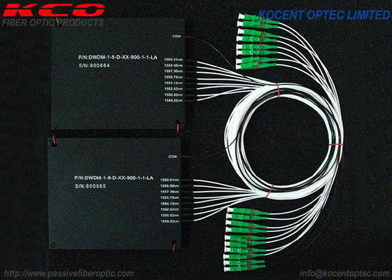 Fiber Optic DWDM Dense Wavelength Division Multiplexer ABS Modular LC APC 100G 8CH